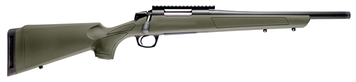 Picture of CVA Cascade SR Compact 308 Win 4+1 16.50" Graphite Black Cerakote Threaded Barrel, Graphite Black Cerakote Picatinny Rail Steel Receiver, Fixed OD Green Synthetic Stock CR3903SB