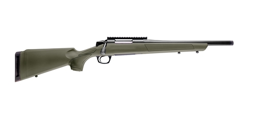 Picture of CVA Cascade SR Compact 300 Blackout 4+1 16.50" Graphite Black Cerakote Threaded Barrel, Graphite Black Cerakote Picatinny Rail Steel Receiver, Fixed OD Green Synthetic Stock CR3914SB