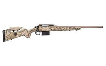 Picture of CVA Cascade Varmint Hunter, Bolt Action Rifle, 204 Ruger, 20" Threaded Barrel, 5/8x24, Cerakote Finish, Smoked Bronze, Synthetic Stock, Realtree Hillside Camo, 20 MOA Picatinny Rail, 1 Magazine, 10 Rounds CR4043