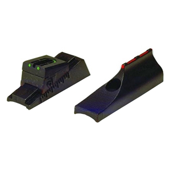 Picture of CVA Durasight Z2 Black Red Fiber Optic Front Sight Green Fiber Optic Rear Sight AC1622