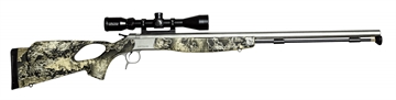 Picture of CVA Optima V2 Long Range 50 Cal 209 Primer 28" Stainless Steel Barrel, Drilled & Tapped Stainless Steel Receiver, Fixed Thumbhole Realtree Excape Synthetic Stock, KonusPro3-9x40mm BDC Scope PR2038SSC