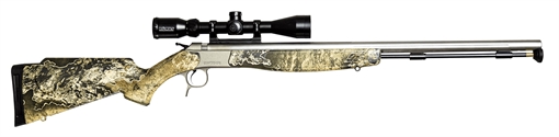 Picture of CVA Optima V2 Stainless Steel Muzzleloader Rifle .50 Cal Single Shot 26" Barrel Realtree Excape with Konus Pro 3-9x40 BDC Reticle PR2040SSC