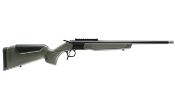 Picture of CVA Scout Spur, Single Shot Shotgun, 410 Bore, 3" Chamber, 20" Barrel with XX Full Turkey Choke, Matte Finish, Black, Green Synthetic Stock, 1 Round CR4918