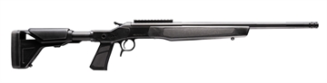 Picture of CVA Scout XP Rifle 35 Whelen Single Shot 20" Threaded Fluted Stainless Steel Barrel w/Graphite Black Stock CR4439XP