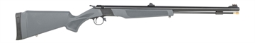 Picture of CVA Wolf Muzzleloader Rifle .50 Cal Single Shot 24" Barrel Blued Steel Stealth Grey Fiber Optic Sights PR2119