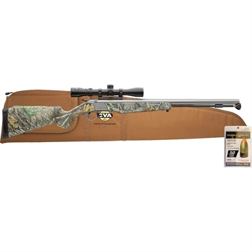 Picture of CVA Wolf V2 Muzzleloader Combo Package .50 Cal 24" Barrel Stainless Steel and Realtree Edge�with Konus 3-9x32mm Scope PR2118SSCP