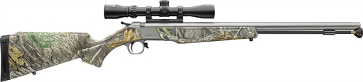 Picture of CVA Wolf w/Optic 50 Cal 24" Stainless Steel Barrel & Drilled & Tapped Stainless Steel Receiver, Fixed Realtree Edge Synthetic Stock, KonusShot 3-9x32mm PR2118SSCP