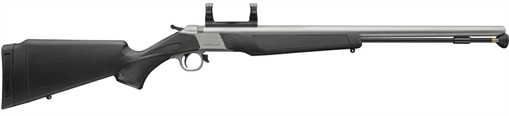 Picture of CVA Wolf V2 50 Cal 209 Primer 24" Matte Stainless Steel Barrel, DuraSight Rail Receiver, Black Fixed Synthetic Stock PR2117SM