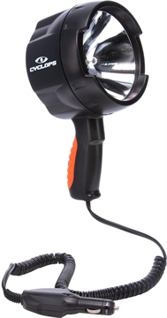 Picture of GSM CYCLOPS SPOTLIGHT SEEKER 1500 LUMEN 12V/105W HALOGEN BULB ( 6 PER CASE ) W/RED LENS CYC-S150012VR CYCHS140012V