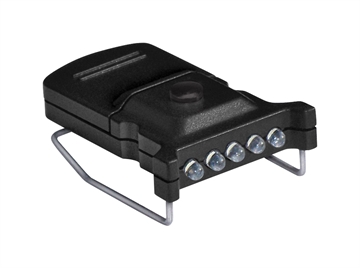 Picture of GSM CYCLOPS MICRO HAT CLIP LIGHT - 5 LED BULB WHITE ( 6 PER CASE ) CYC-MHC-W CYCMHCW