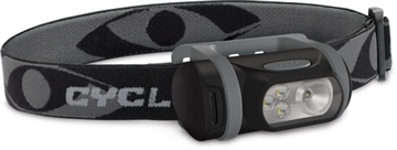 Picture of GSM CYCLOPS HEADLAMP TITAN XP 0.5 LED & 3 STD LED BLK/GREY ( 6 PER CASE ) CYCTITANXP CYC-TITANXP