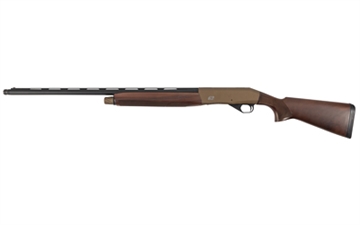 Picture of CZ 1020 G2, Semi-automatic, 20 Gauge, 3" Chamber, 28" Barrel, Matte Finish, Black, Anodized Receiver Finish, Bronze, Bead Front Sight, Drilled and Tapped Receiver, Oversized Controls, Walnut Stock, 4 Rounds, Includes 5 CZ Active Extended Chokes (F, IM, M, IC, C), Premium Lockable Hard Case 06135