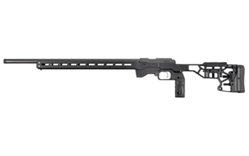 Picture of CZ 457 Chassis, Bolt Action Rifle, 22 Long Rifle, 24" Barrel, Threaded 1/2X28, 11mm Dovetail, MDT ACC Aluminum Chassis, Adjustable Cheek Riser, Anodized Finish, Black, 5 Rounds 02329