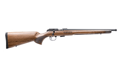 Picture of CZ 457 ROYAL RIFLE RIB 22LR 16.5 IN BBL WALNUT STOCK SUPPRESSOR READY 1/2X20 5 RD MAG 02370