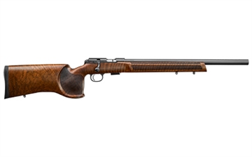 Picture of CZ-USA CZ 457 Varmint MTR Full Size 22 LR 5+1 20" Black Nitride 20.5 Barrel Black Nitride Steel Receiver Turkish Walnut Fixed Varmint-Style Stock Right Hand 02345