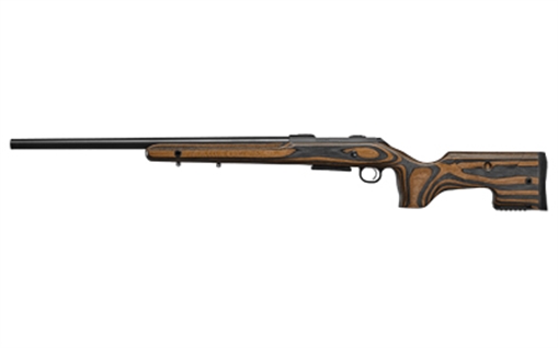 Picture of CZ 600 ST2 Range, Bolt Action Rifle, 6.5 Creedmoor, 24" Heavy Cold Hammered Forged Barrel, Threaded 5/8x24, Adjustable Trigger, Laminate Finish, Gray and Brown, Black Barrel and Receiver, 5 Rounds, 1 Magazine 07505