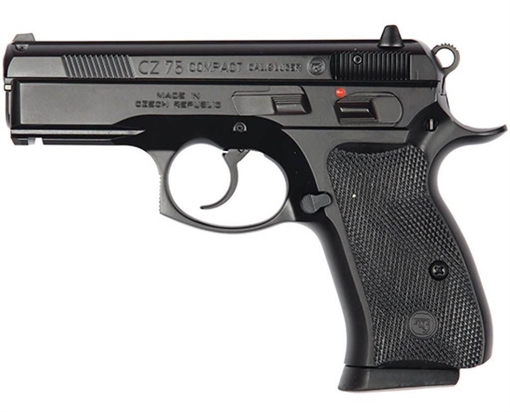 Picture of CZ 75 Semi Auto Compact DA 9mm Pistol - 99021 CZ-P01-9-BLACK-14-STEEL-99021