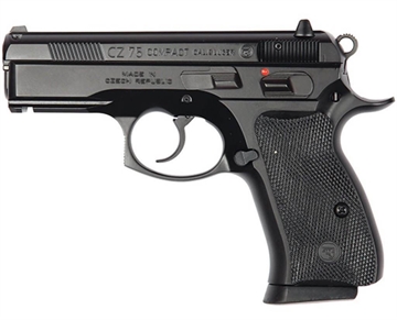 Picture of CZ 75 Semi Auto Compact DA 9mm Pistol - 99021 CZ-P01-9-BLACK-14-STEEL-99021