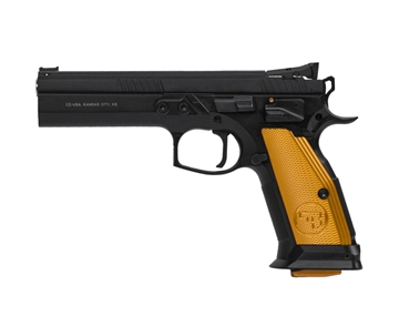 Picture of CZ 75 TS ORANGE MANUAL SAFETY HGA 40S&W 5.23 IN BBL ADJ TARGET SGT 2/16RD 91260