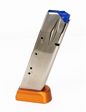 Picture of CZ-USA CZ 75 19rd 9mm Luger Fits CZ Shadow 2/CZ 75 SP-01 Nickel/Orange Steel 11163