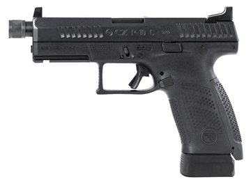 Picture of CZ P-10 C HGA 9MM 4.6 1IN NS BLACK 17RD SUPPRESSOR READY REVERSABLE MAG CATCH 91533