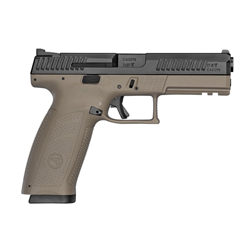 Picture of CZ P-10 F HGA 9MM 4.5 IN BBL FDE FO SIGHTS 2/19RD MAGS 91541