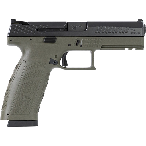 Picture of CZ CZ P-10 F Pistol 9mm 4.5 in. OD Green/Nitride 10 rd. 81545