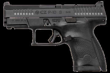 Picture of CZ P-10S 9mm Black Semi-Automatic 12 Round Pistol CZ-P10-9MM-S-OR-BLACK-95170