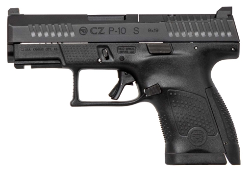 Picture of CZ P-10 S HGA 9MM 4" BLACK 12RD ORANGE FRONT SIGHT BLACK REAR SIGHT 95160