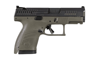 Picture of CZ P-10 S HGA 9MM 3.5 IN BBL ODG FIXED NIGHT SIGHT REVERSIBLE MAG CATCH 2/12RD MAGS 91565