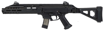 Picture of CZ SCORPION EVO 3 S1 HGA 9MM 7.75" 1/2X28 FLASH CAN FOLDING BRACE PIC RAIL BLK FS 20RD 91354
