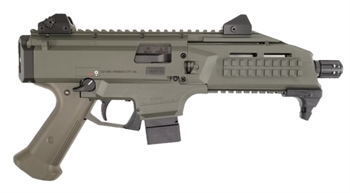 Picture of CZ Scorpion EVO 3 9mm OD Green Semi-Automatic 10 Round Pistol 01355