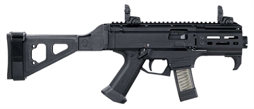 Picture of CZ SCORPION EVO 3 S2 MICRO FOLDING BRACE HGA 9MM 4.12IN BBL 1/2X28 THREADS PIC RAIL BLK FS 20RD 91345