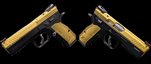 Picture of CZ SHADOW II COMPACT 9MM PISTOL GOLD 4" 2-15RD MAGS    91252-GOLD