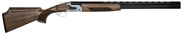 Picture of CZ-USA SCTP Sterling Southpaw 12 Gauge 3" 2rd 30" Gloss Black Chrome Barrel, Silver Satin Chrome Metal Finish, Turkish Walnut Fixed Adjustable Comb Stock Includes 5 Extended Chokes Left Hand 06495