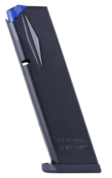Picture of CZ Magazine, 9MM, 10 Rounds, Fits CZ 75 Full Size, Black 11132