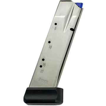 Picture of CZ CZ Pistol Magazine 9mm 19 rd. Nkl 75, SP-01, Shadow 2 +2 Plastic Base 11161