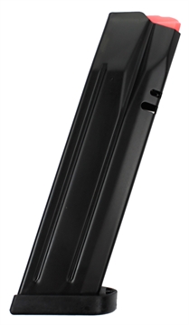 Picture of CZ Magazine, 9MM, 19 Rounds, Fits P10 Full Size and Reverse Compatible with P09, Black 11440