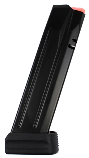 Picture of CZ Magazine, 9MM, 21 Rounds, Fits P-10 Full Size and Reverse Compatible with P09, Black 11443