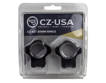 Picture of CZ CZ 457/455 Scope Rings 30mm 11mm Dovetail, Height 0.575 in. Fits 457, 455 40087