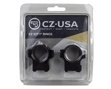 Picture of CZ CZ 527 Scope Rings 1 in. 16mm Dovetail, Height 0.550 in. Fits 5275 40088