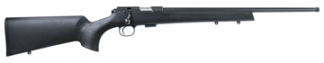 Picture of CZ-USA CZ 457 American SR Full Size 22 LR 5+1 20" Black Nitride Black Nitride Steel Receiver Black Fixed American Style Stock Right Hand 02313
