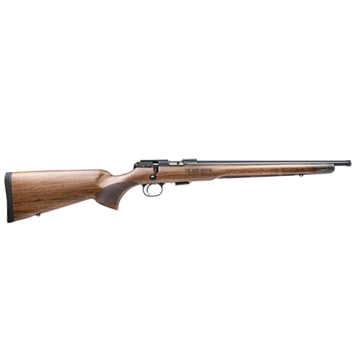 Picture of CZ-USA CZ 457 Royal Full Size 22 LR 5+1 16.50" Black Nitride Steel Threaded Barrel Black Nitride Steel Receiver Walnut Fixed American Style w/Decorative Forend Tip Stock Right Hand 02370