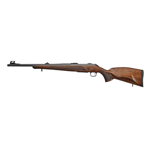 Picture of CZ 600 Lux, Bolt Action Rifle, 30-06 Springfield, 20" Barrel, Threaded Barrel, M15X1 Thread Pitch, Walnut Stock, Fiber-Optic Front and Rear Adjustable Sights, Drilled and Tapped, 2 Position Safety, Detachable Magazine, Adjustable Trigger, Walnut Bolt Knob, 5 Rounds, Right Hand 07303