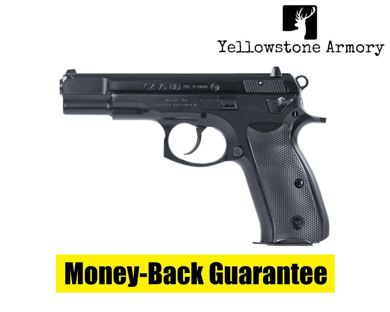 CZ-USA 75 BD Handgun 9mm Luger 16/rd Magazine 4.6" Barrel Black 91130-img-0