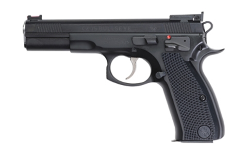 Picture of CZ Custom Shadow Bull Accu, Semi-automatic, DA/SA, Full, 9MM, 5" Inch Barrel, Black, Aluminum, Ambidextrous, Manual Safety, Adjustable Rear Sight & Fiber Optic Front, Steel, 16 Rounds, 2 Magazines 91037