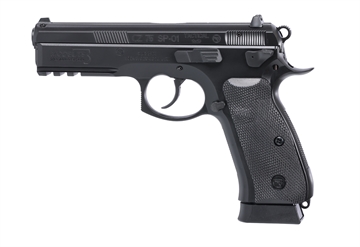Picture of CZ CZ 75 SP-01 Tactical 50th Anniversary Elite Pistol 9 mm 4.6 in. Black w/Ambi Decocker 19 rd. 91215