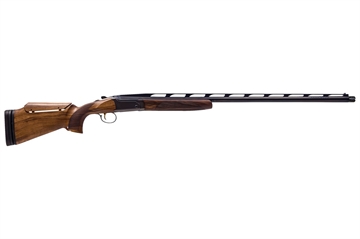 Picture of CZ-USA All American Single Trap 12 Gauge 2.75" 1rd 32" Ported Barrel, Gloss Blued Metal Finish, Turkish Walnut Stock with Adjustable Comb 06501