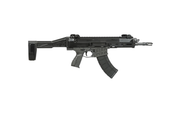 Picture of CZ USA BREN 2 7.62X39 9IN BARREL 30RD BLACK TB AMBI MAG RELEASE AMBI MANUAL SAFETY IRON FLIP-UP SIGHTS SB TACTICAL BRACE 91463 91463
