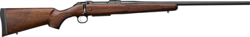 Picture of CZ-USA CZ 600 American ST2 308 Win 5+1 20" Threaded, Black Barrel/Rec, Grade A Dark Walnut Stock, Adj. Trigger 07716